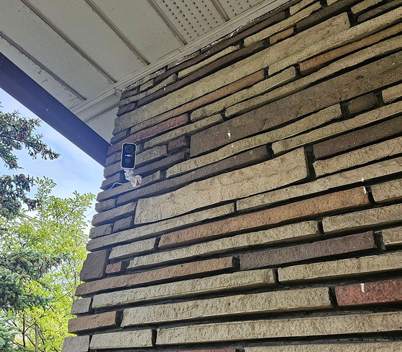 security camera installation