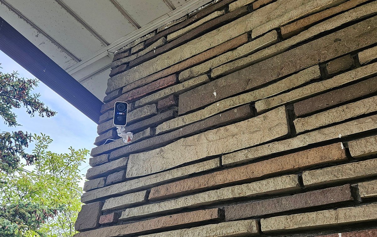 security camera installation pic